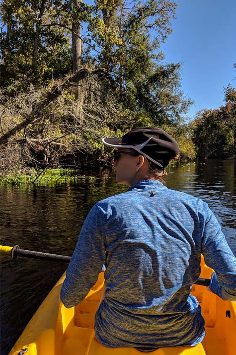 A very Potter Thanksgiving Cait kayaking