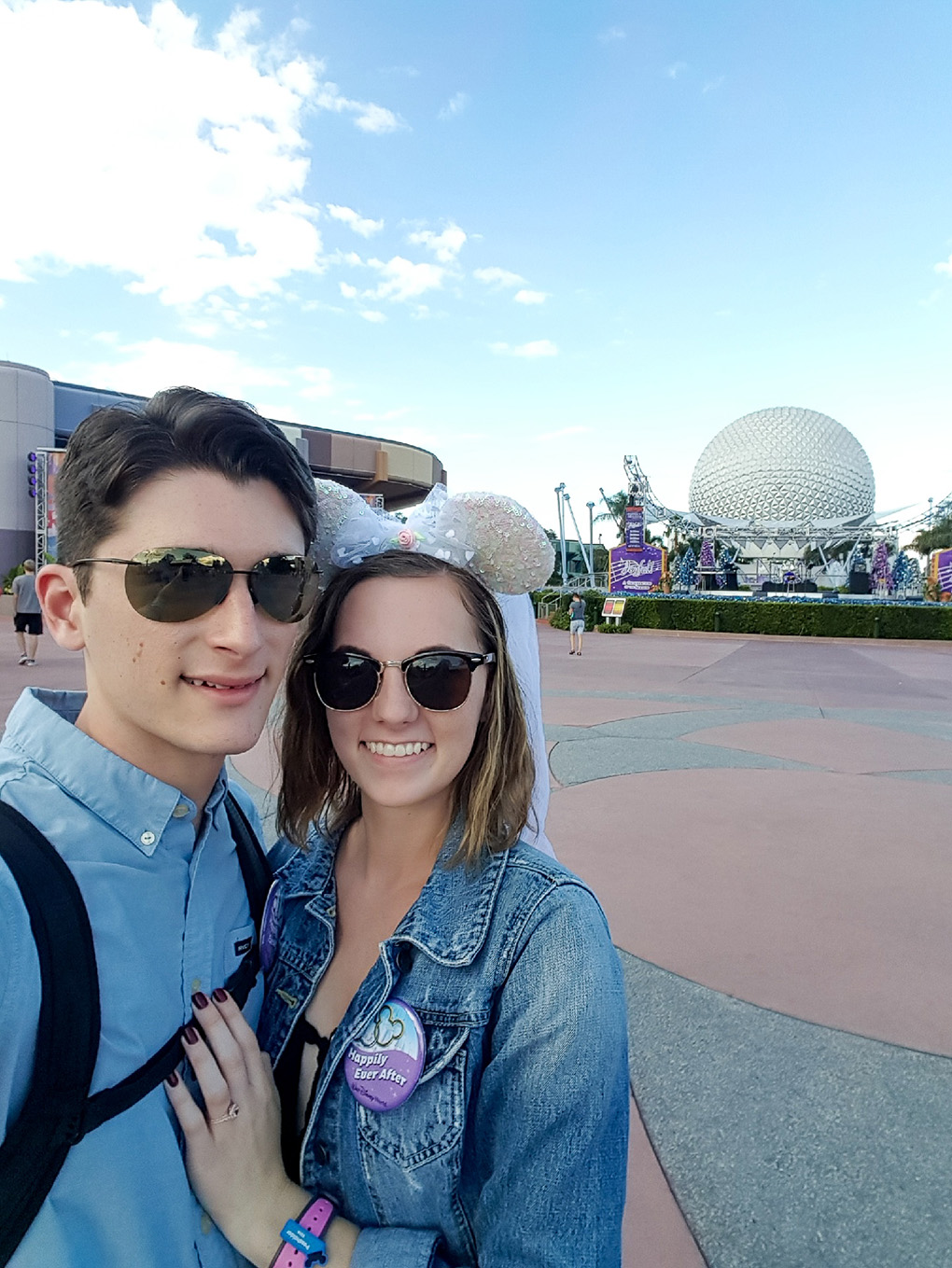 Happily ever after Epcot Engagement Trip