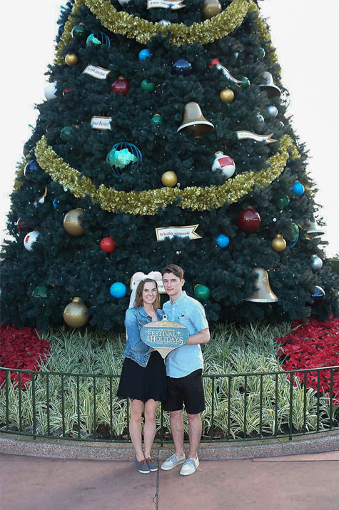 Happily ever after Epcot Festival of the holidays tree