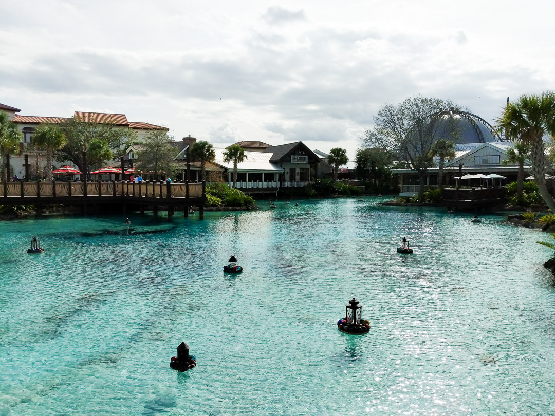 Disney Springs Lagoon view before the Michael Buble concert