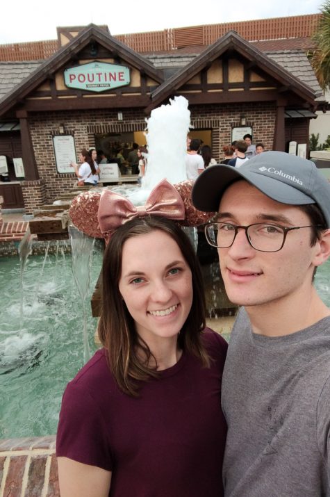 Disney Springs Poutine Booth before the Michael Buble concert