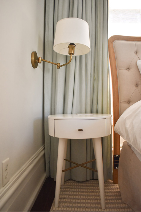 one-year anniversary suite: nightstand