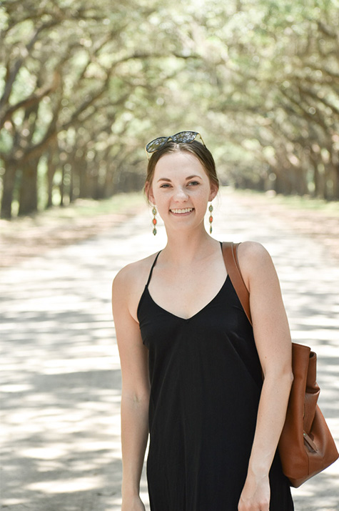 one-year anniversary Wormsloe portrait oak avenue