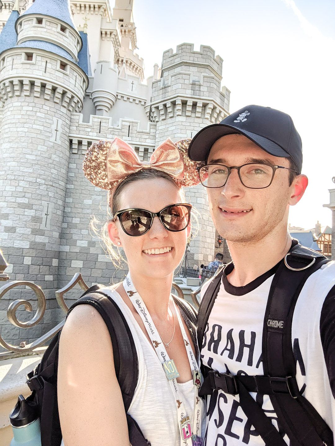 Magic Kingdom Trip_Selfie by the castle