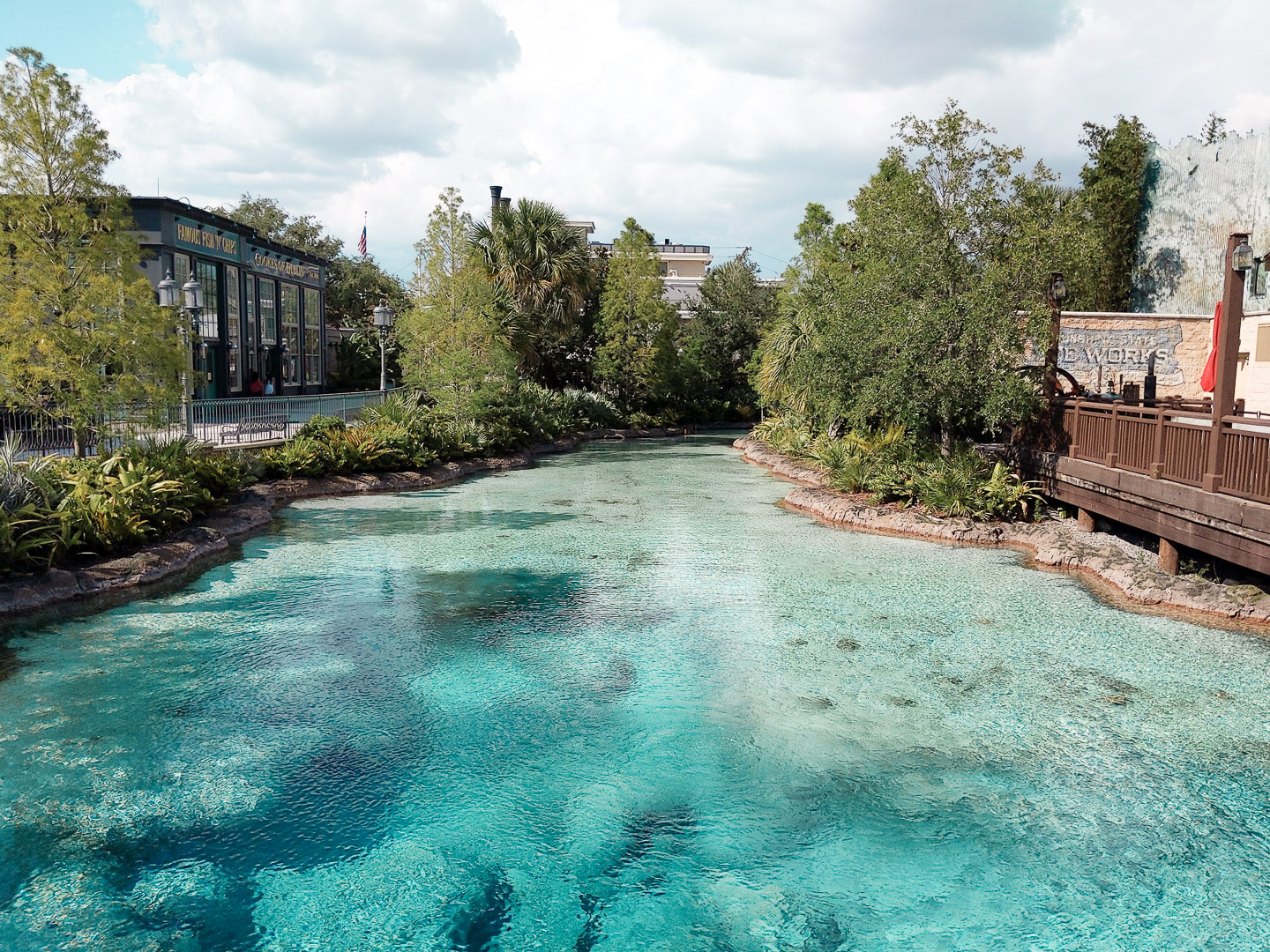 Disney Springs Reopening lagoon